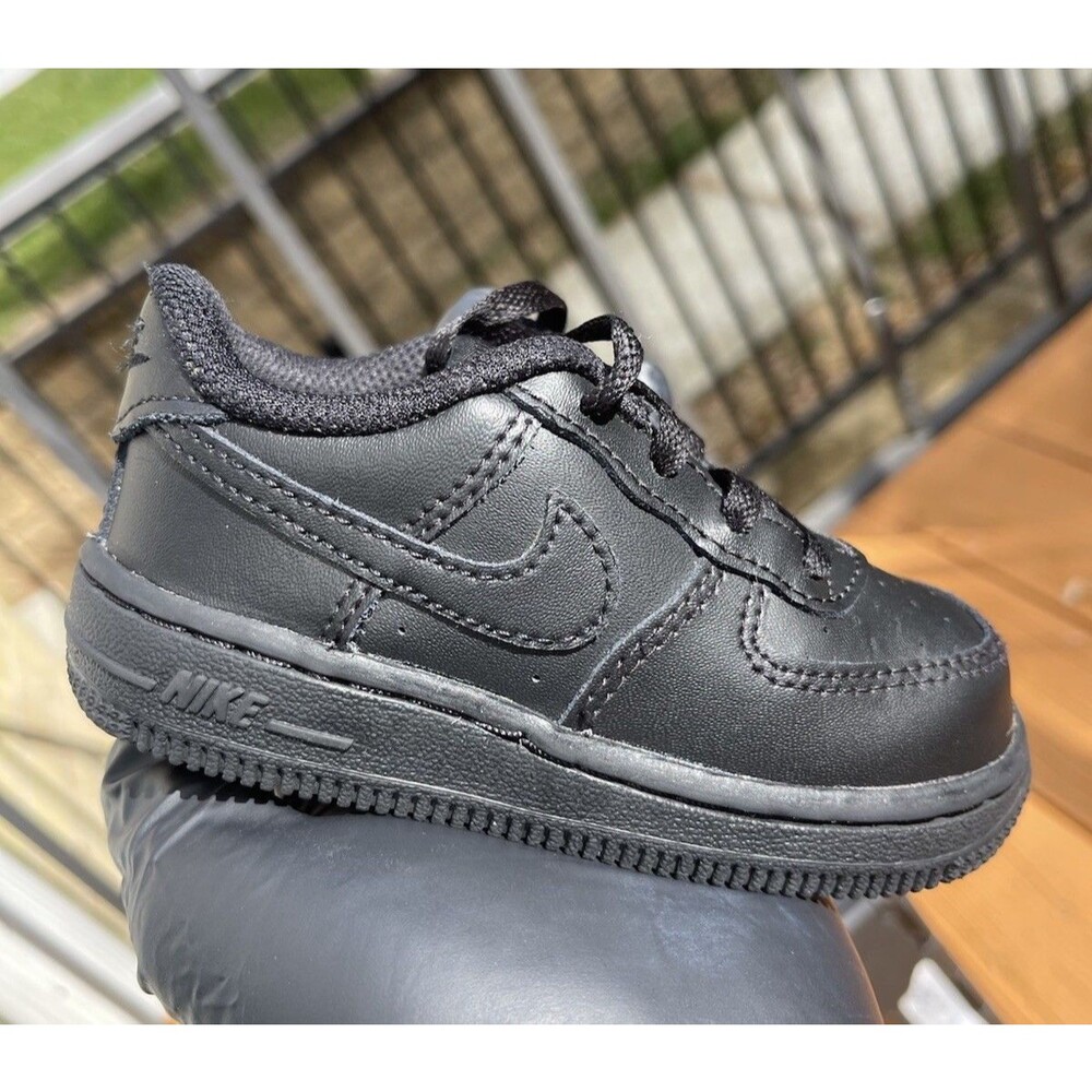 Nike Air Force 1 LE (TD) – Black/Black – Size 7C – DH2926-001